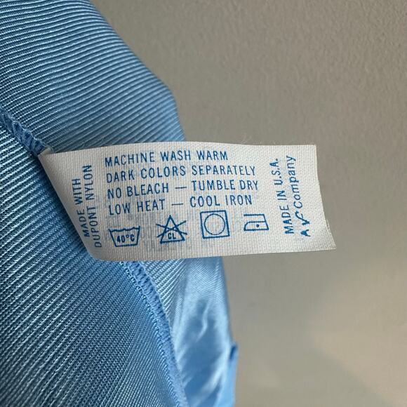 Vanity Fair Vintage Stain Lace Camisole Lingerie Top Made in USA Blue size 38 - Picture 8 of 13